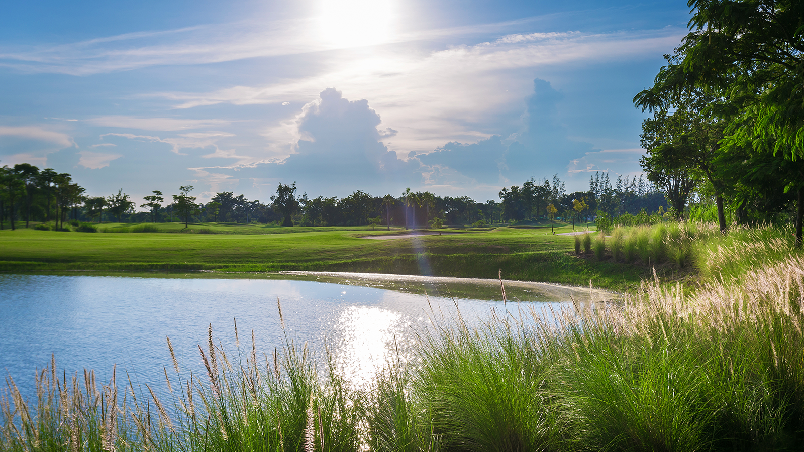 Fairway, Water Hazard, Gassan Legacy Golf Club, Chiang Mai, Thailand