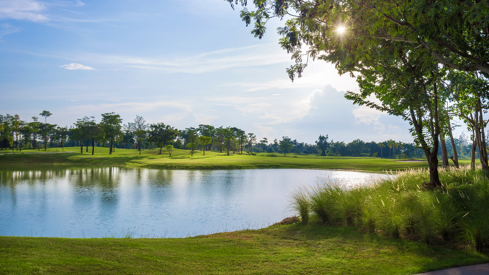 Fairway, Water Hazard, Gassan Legacy Golf Club, Chiang Mai, Thailand