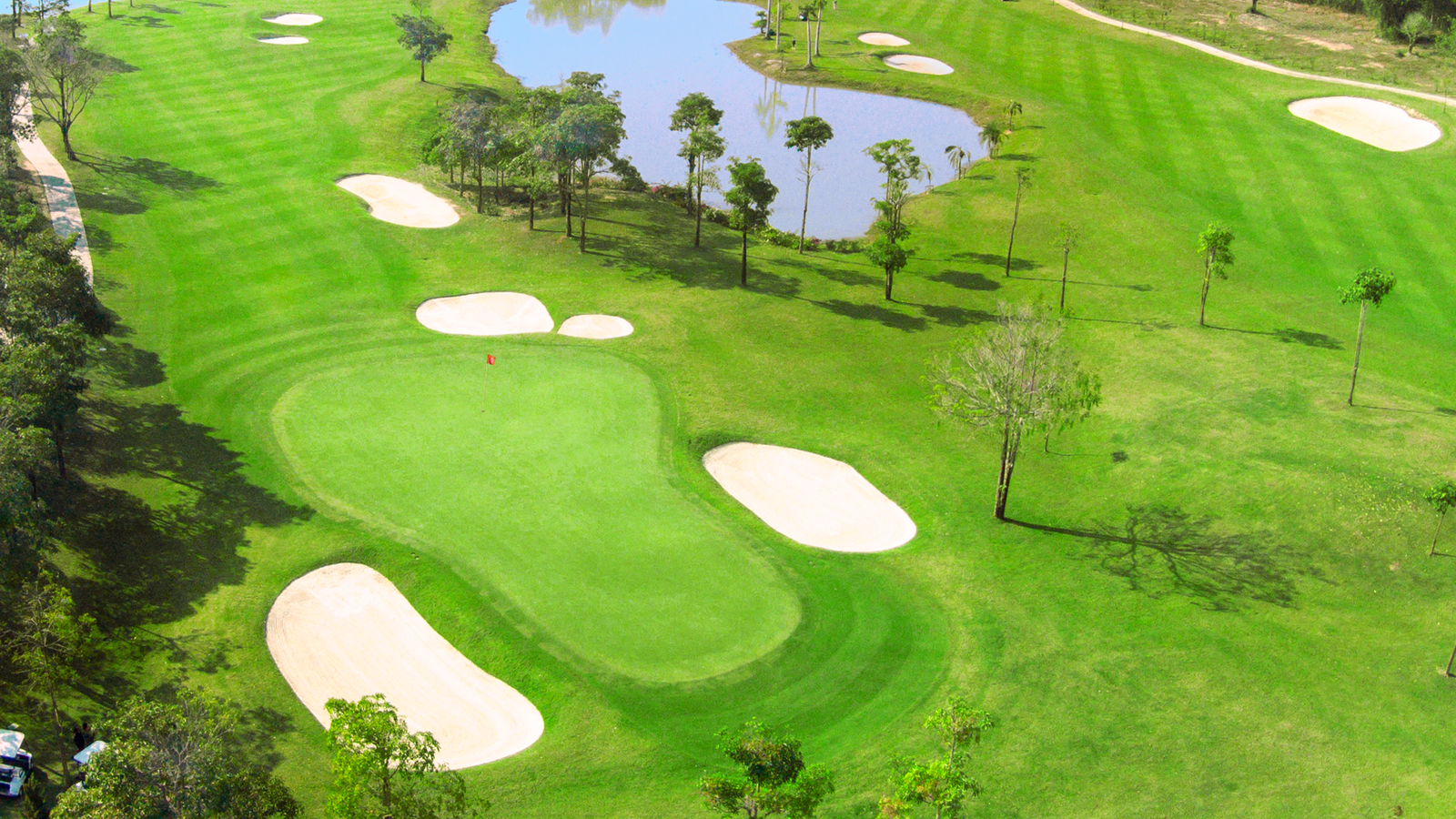 Green, Aerial View, Gassan Legacy Golf Club, Chiang Mai, Thailand
