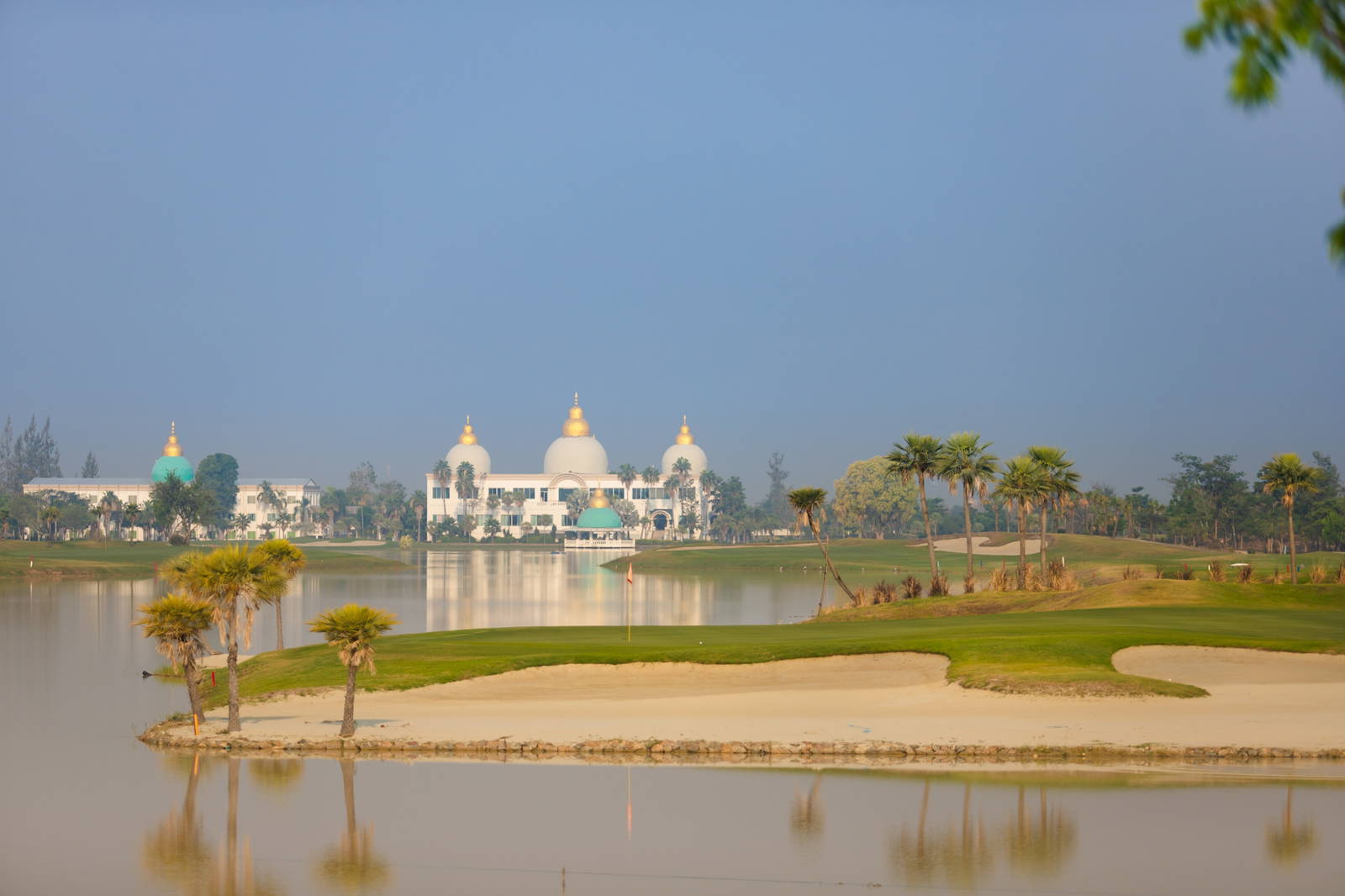 Green, Bunker, Clubhouse, Gassan Panorama Golf Club , Chiang Mai, Thailand
