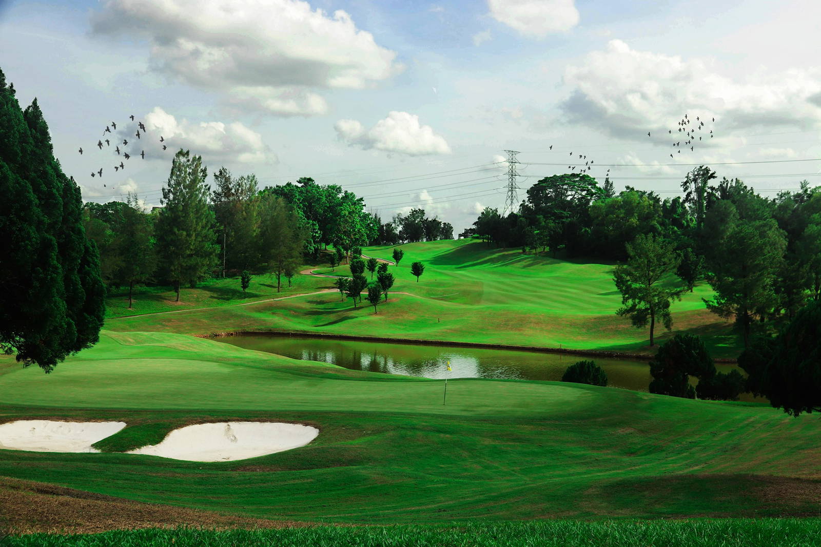 Green, Bunker, Glenmarie Golf & Country Club, Kuala Lumpur, Malaysia