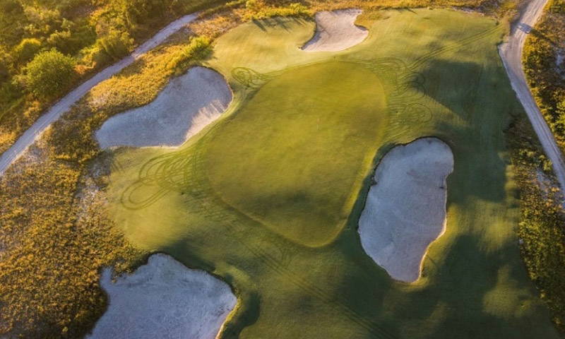 Green, Aerial View, Golden Sands Golf Resort (North Course), Da Nang / Hoi An