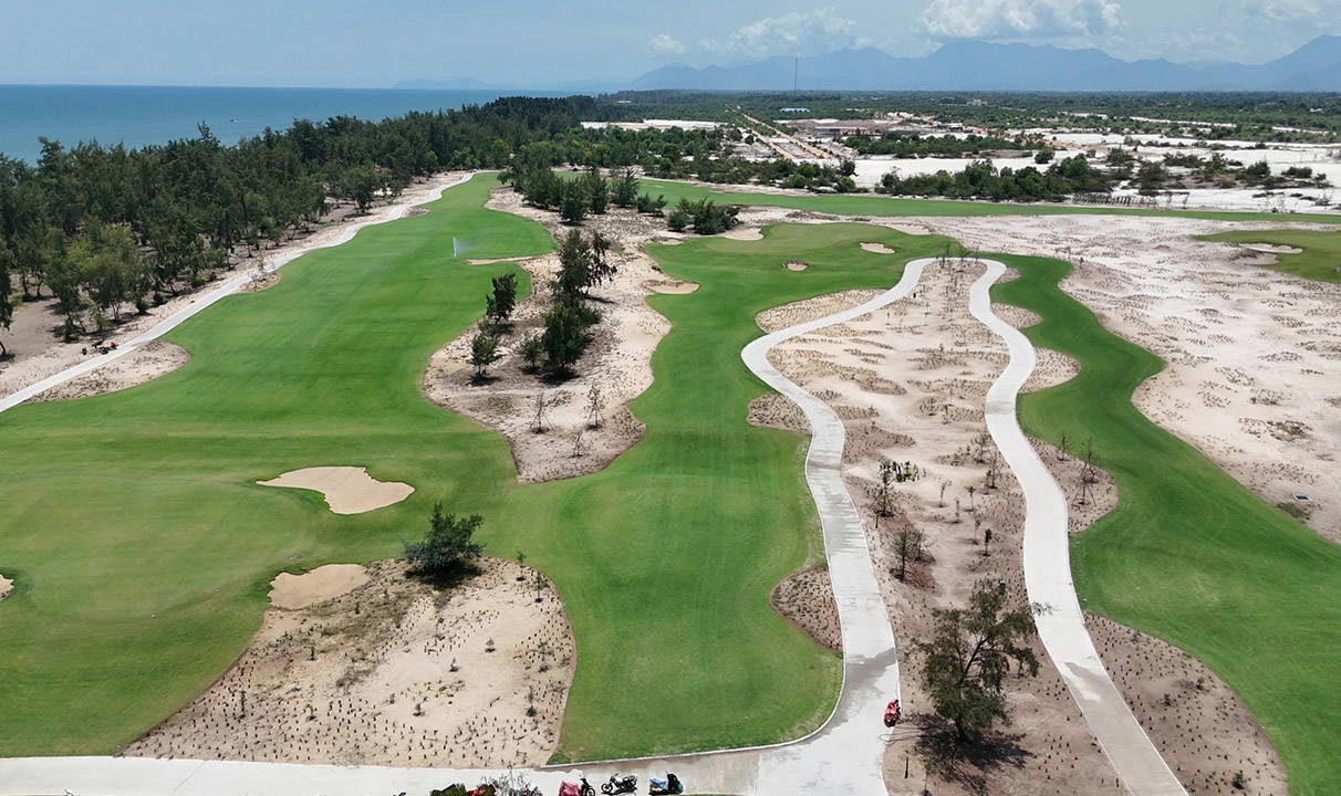 Aerial View, Golden Sands Golf Resort (North Course), Da Nang / Hoi An