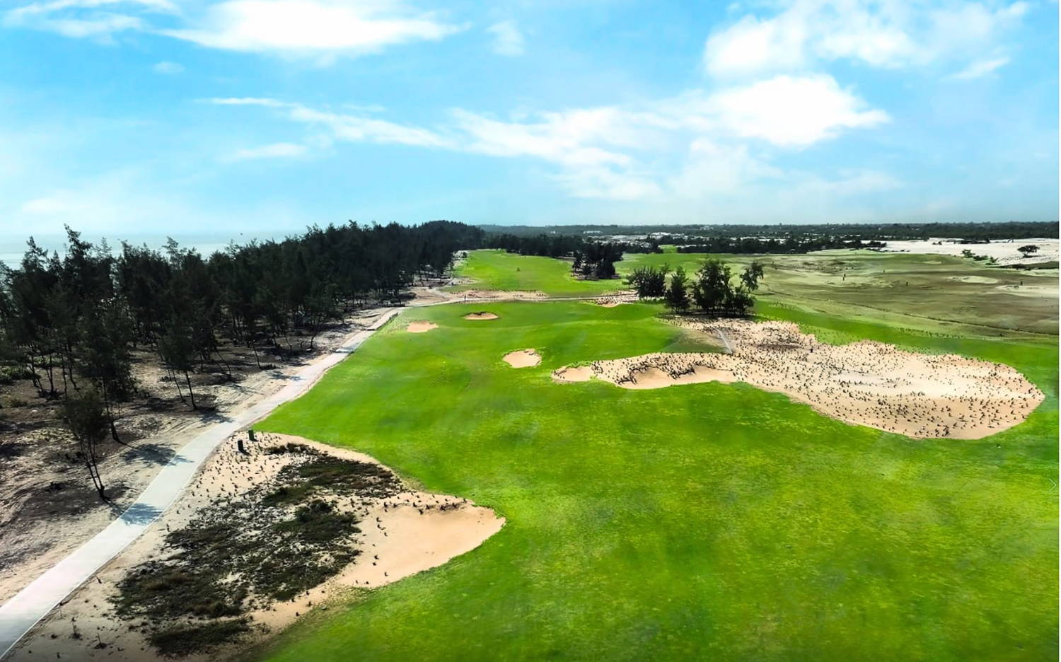 Aerial View, Golden Sands Golf Resort (North Course), Da Nang / Hoi An