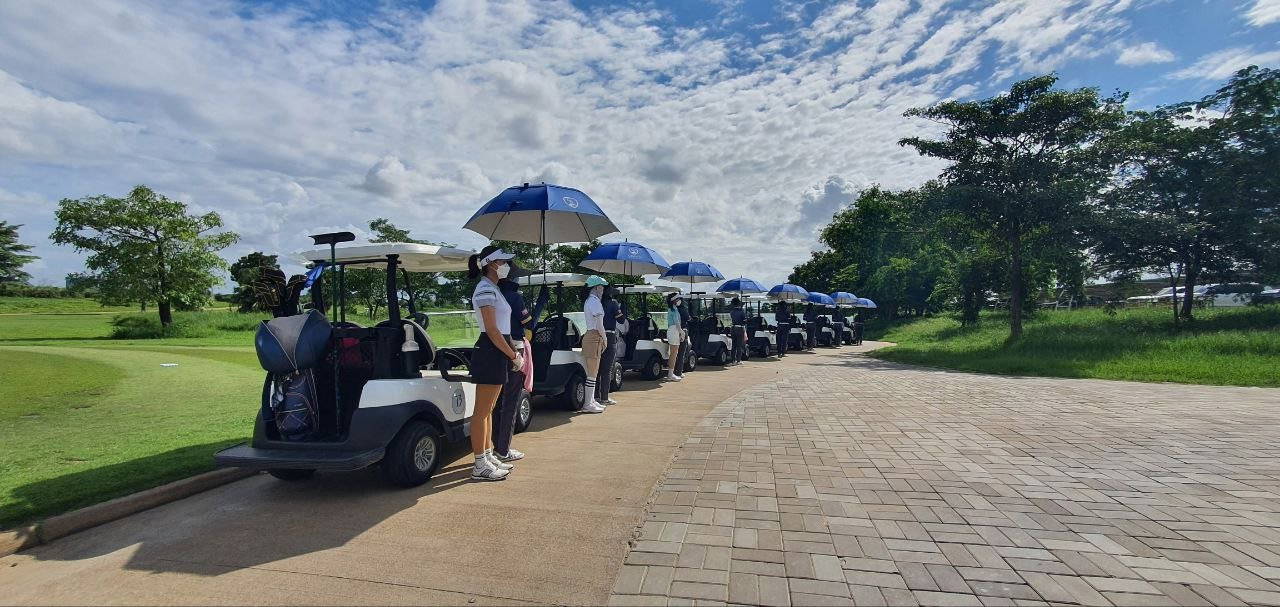 Cart, Caddie, Grand Phnom Penh Golf Club, Phnom Penh, Cambodia