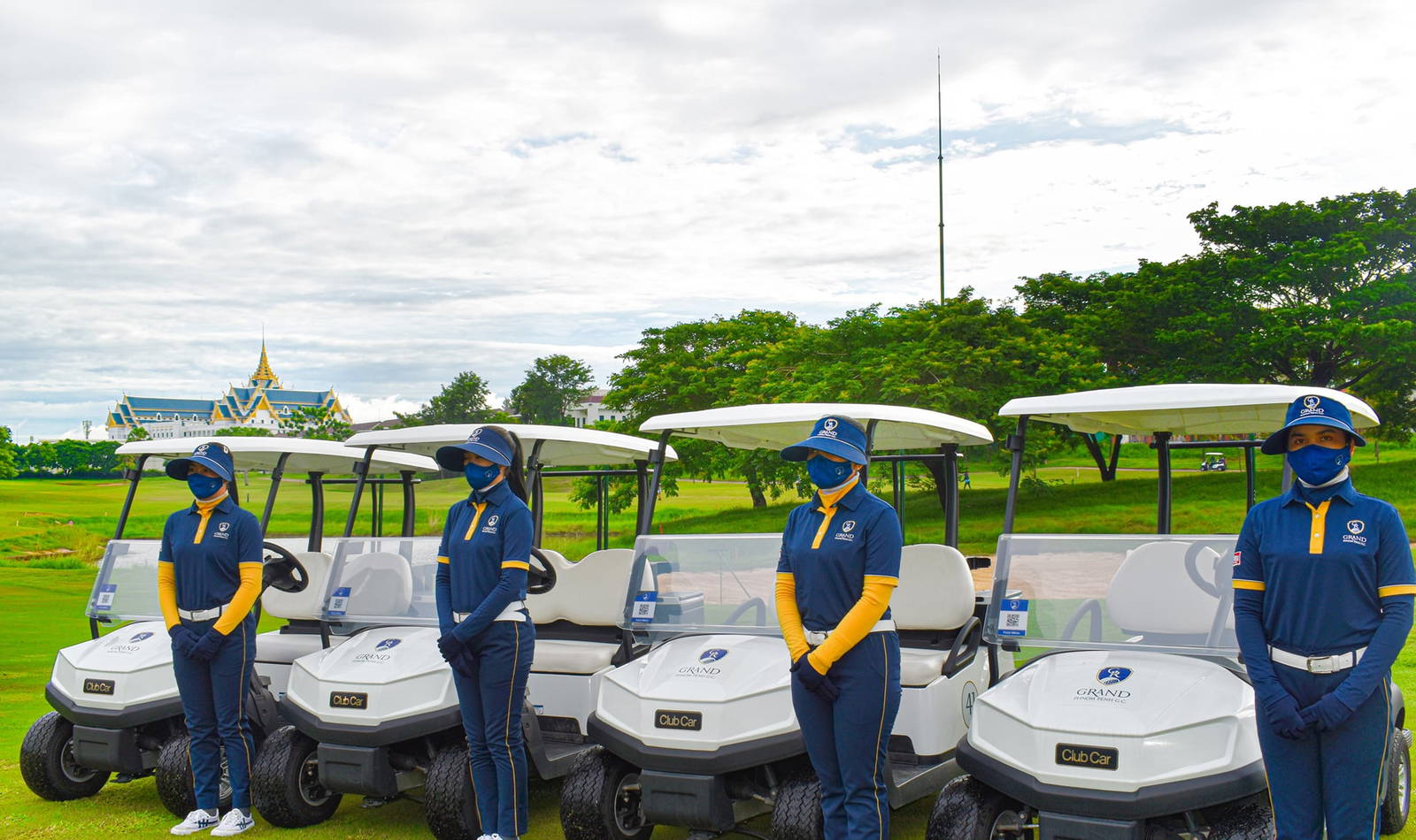 Caddie, Cart, Grand Phnom Penh Golf Club, Phnom Penh, Cambodia