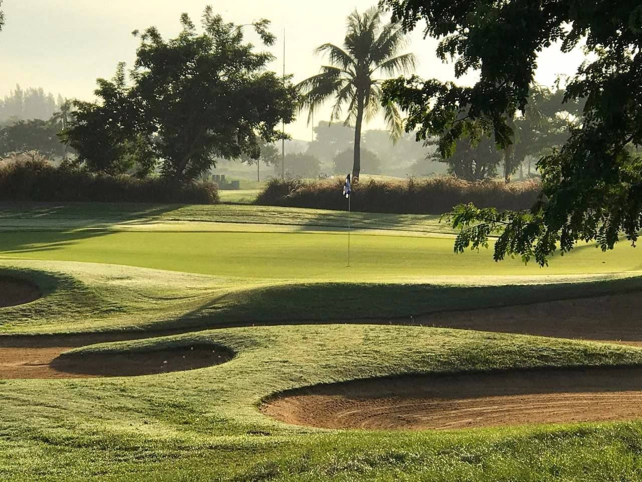 Green, Bunker, Grand Phnom Penh Golf Club, Phnom Penh, Cambodia