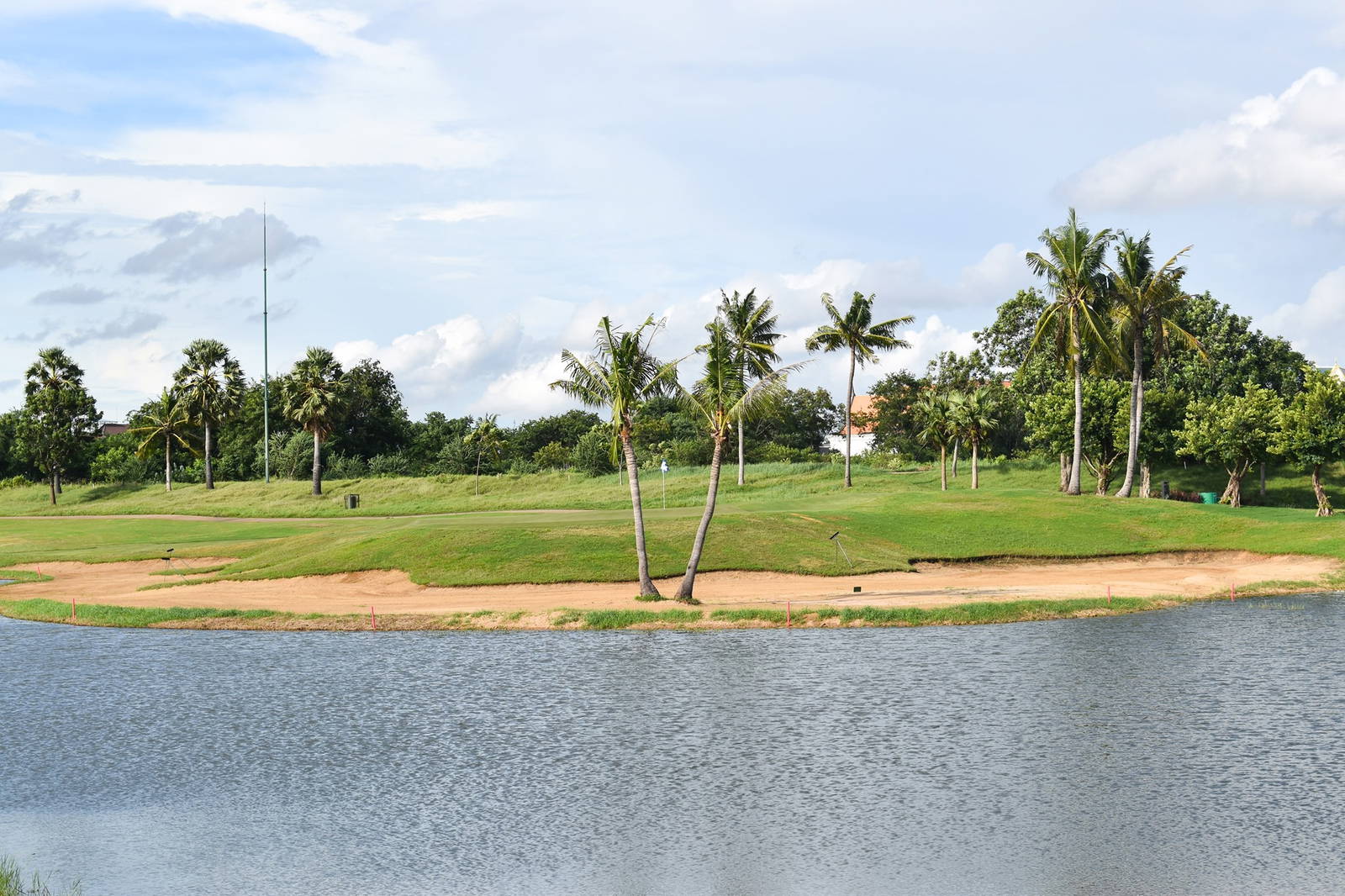 Green, Water Hazard, Grand Phnom Penh Golf Club, Phnom Penh, Cambodia