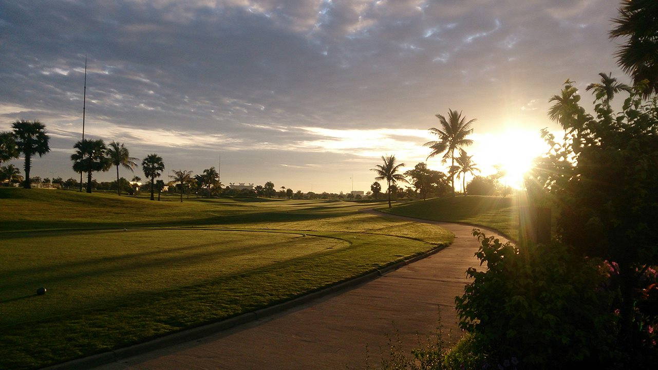 Tee Box, Grand Phnom Penh Golf Club, Phnom Penh, Cambodia