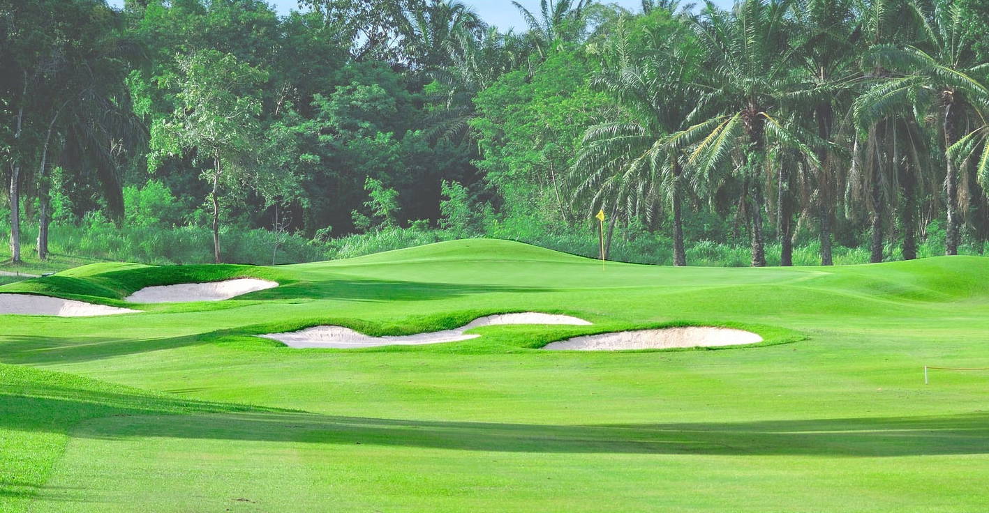 Approach, Fairway, Bunker, Greenwood Golf Club, Pattaya, Thailand