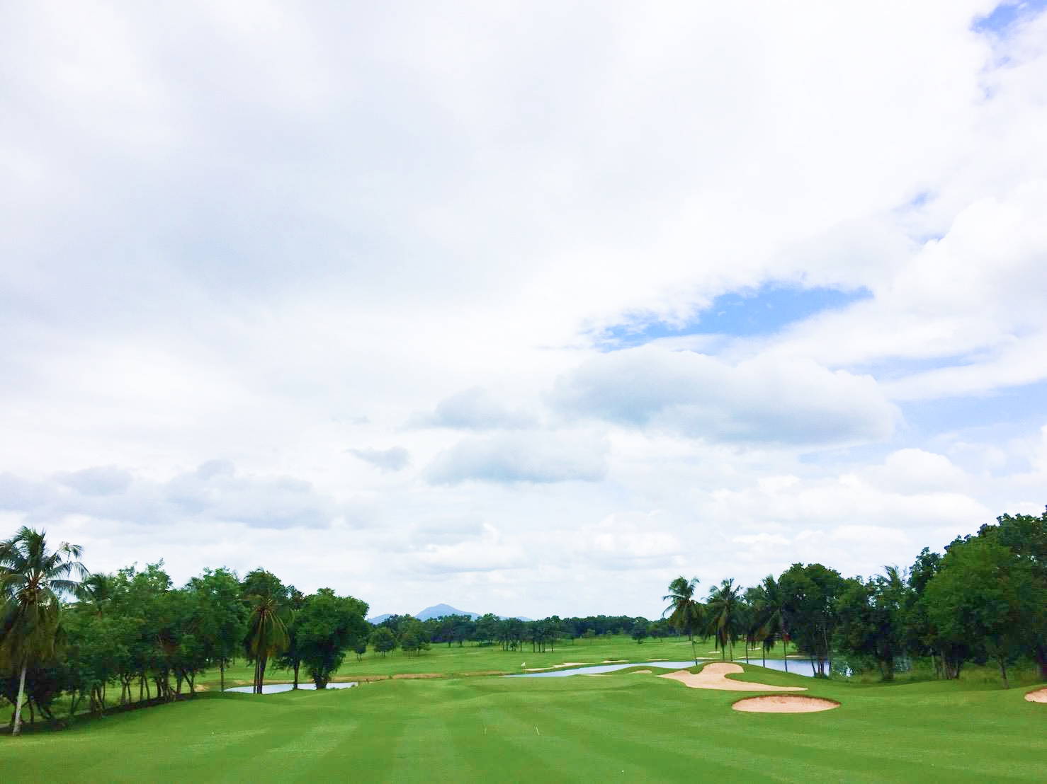 Approach, Fairway, Greenwood Golf Club, Pattaya, Thailand