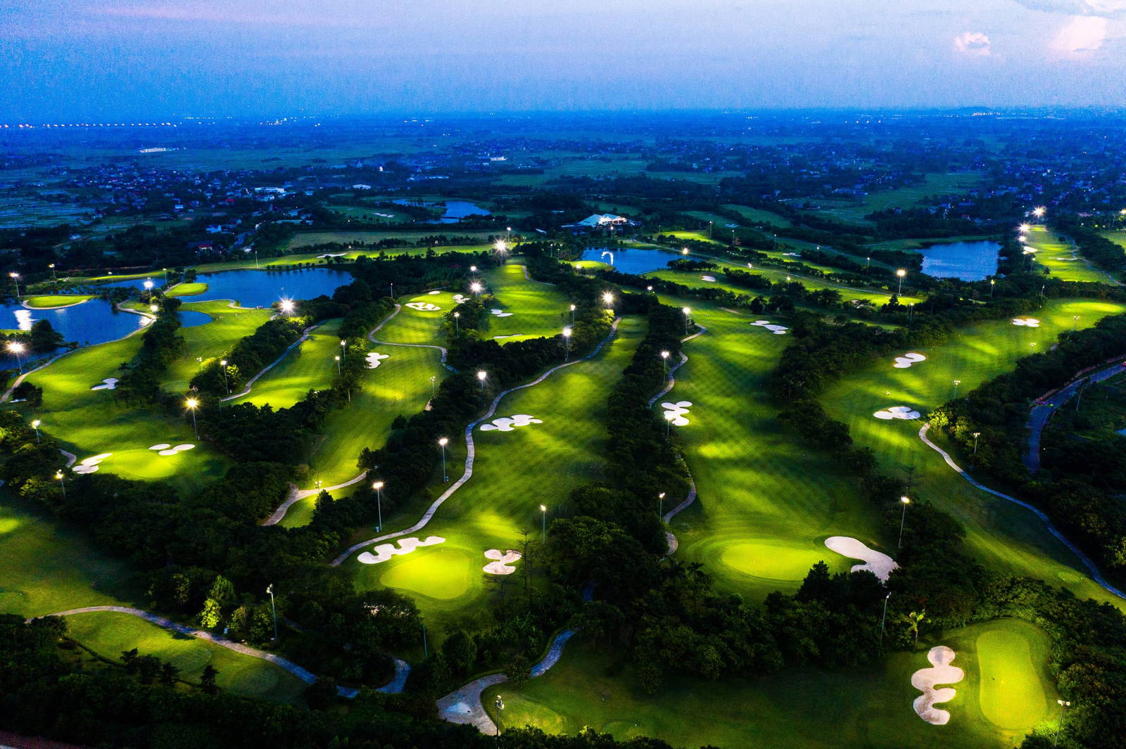 Aerial View, Hanoi Golf Club, Hanoi, Vietnam