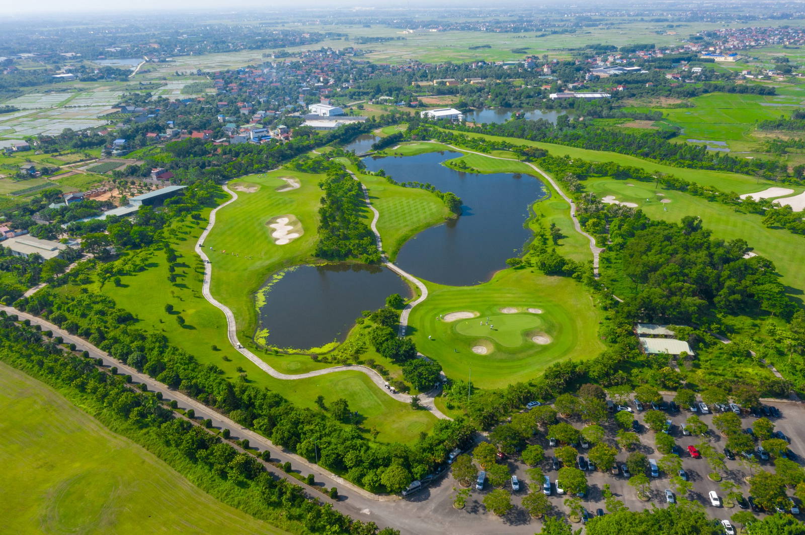 Aerial View, Hanoi Golf Club, Hanoi, Vietnam