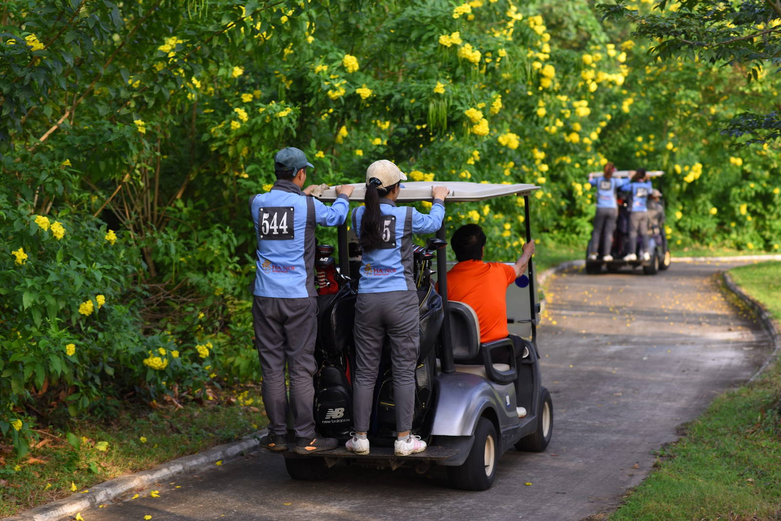 Caddies, Cart, Hanoi Golf Club, Hanoi, Vietnam
