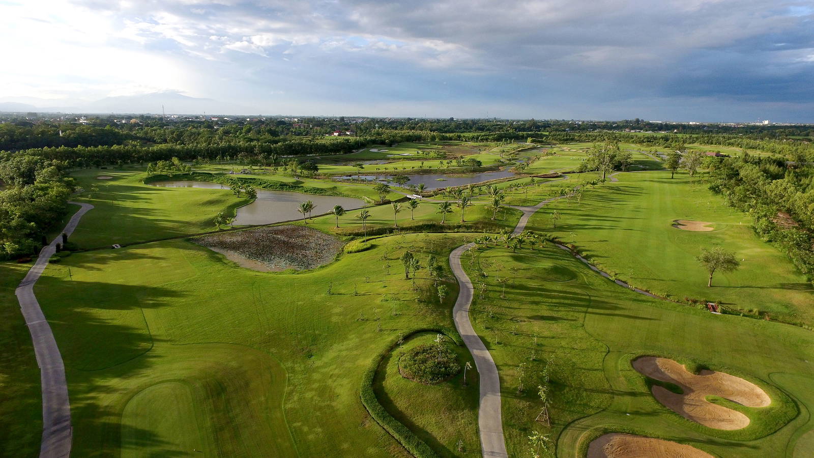 Aerial View, Hariphunchai Golf Club, Chiang Mai, Thailand