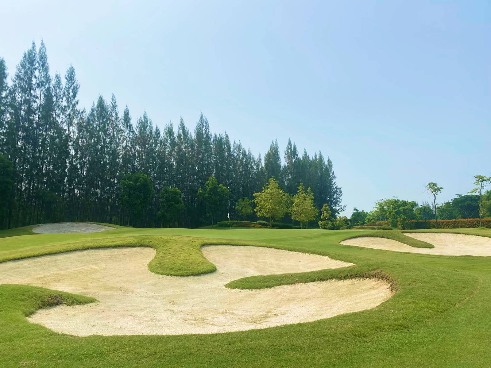 Green, Bunker, Hariphunchai Golf Club, Chiang Mai, Thailand