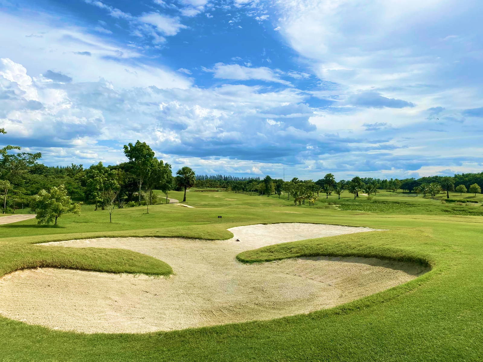 Fairway Bunker, Hariphunchai Golf Club, Chiang Mai, Thailand