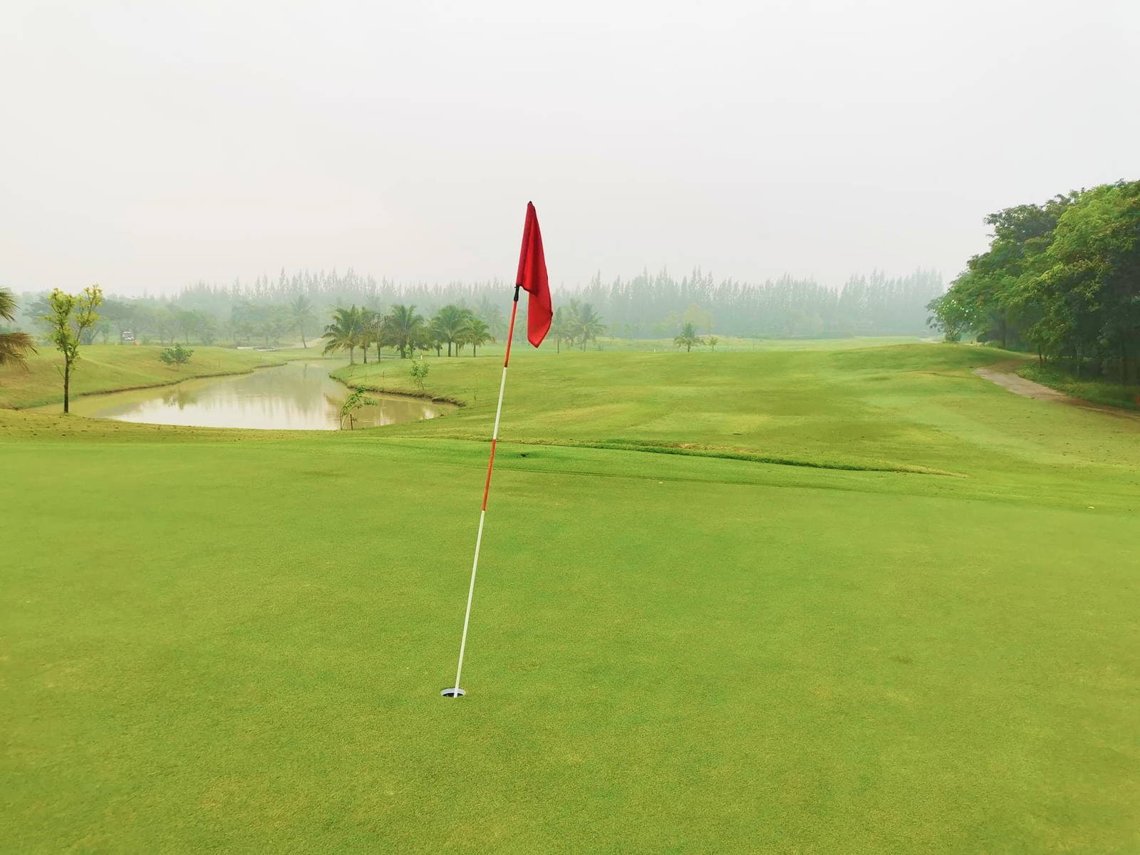 Green, Hariphunchai Golf Club, Chiang Mai, Thailand