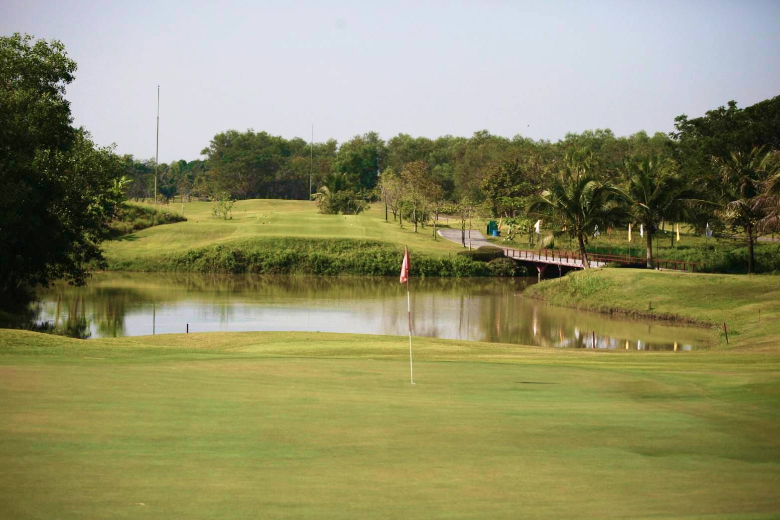Green, Hariphunchai Golf Club, Chiang Mai, Thailand