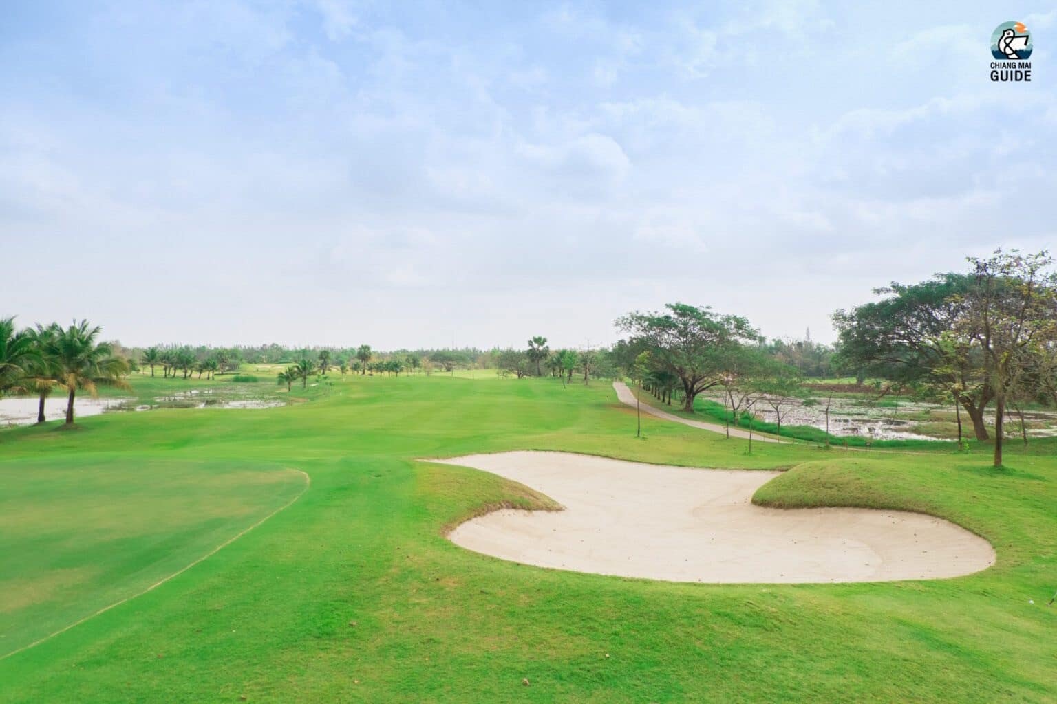 Greenside Bunker, Hariphunchai Golf Club, Chiang Mai, Thailand