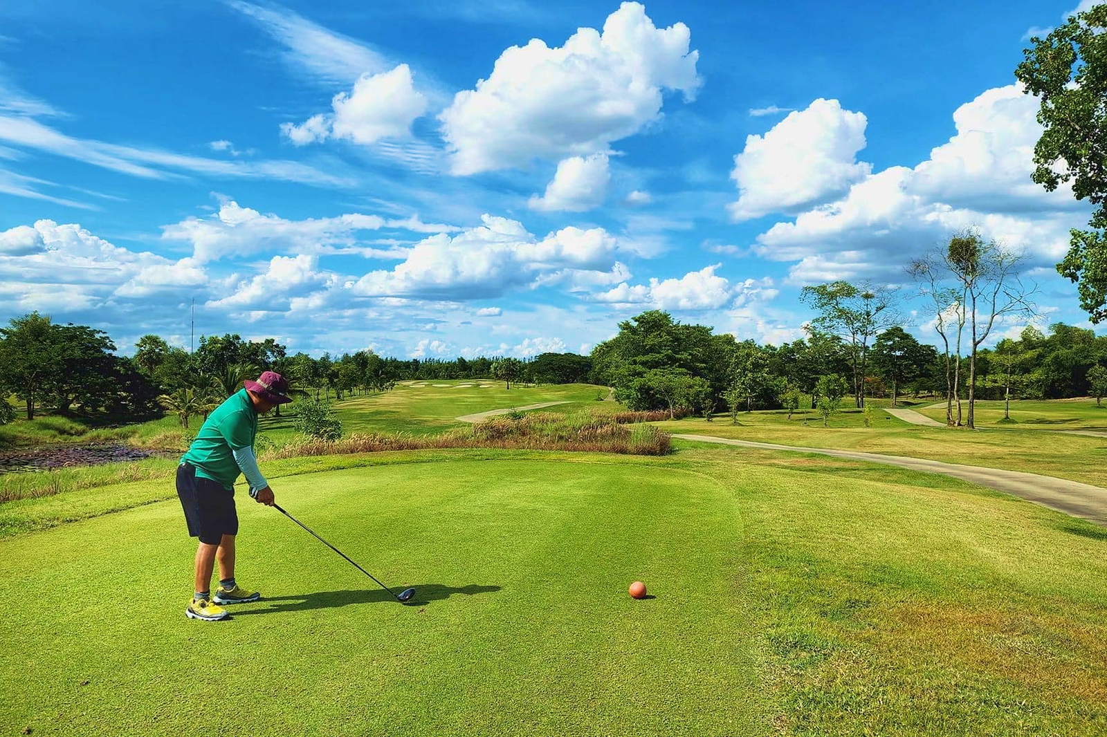 Tee Box, Hariphunchai Golf Club, Chiang Mai, Thailand