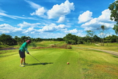 Tee Box, Hariphunchai Golf Club, Chiang Mai, Thailand