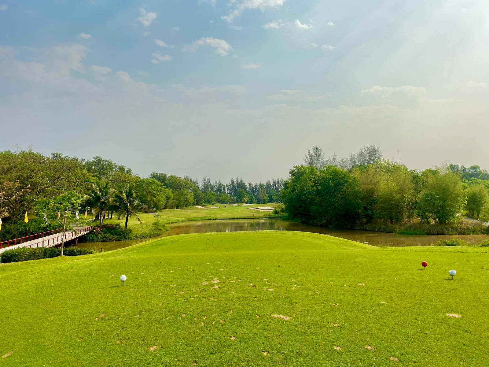 Tee Box, Hariphunchai Golf Club, Chiang Mai, Thailand