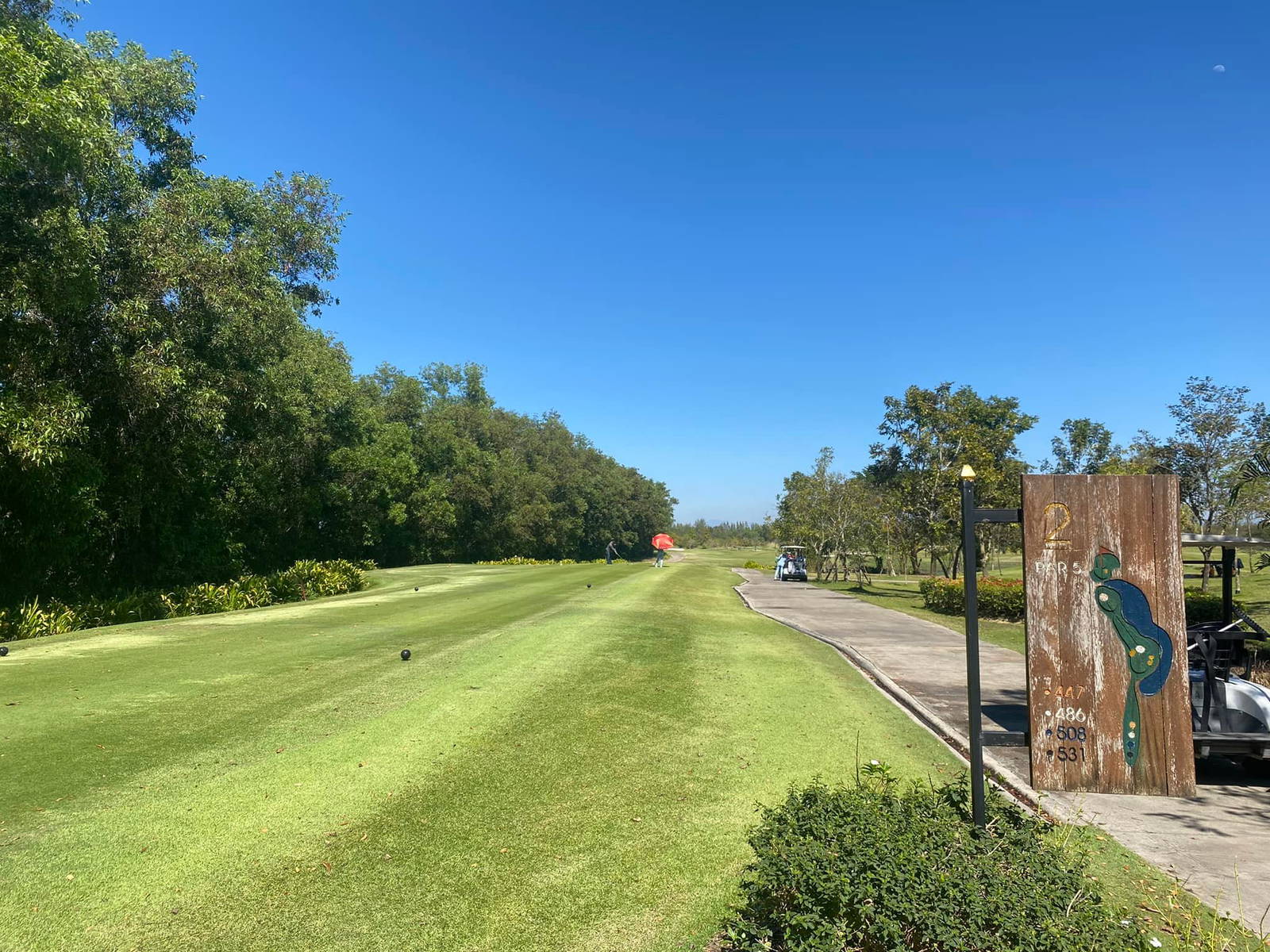 Tee Box, Hariphunchai Golf Club, Chiang Mai, Thailand