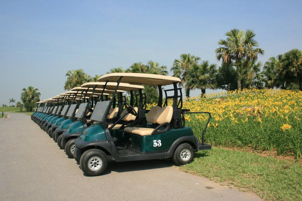 Cart, Heron Lake Golf Course, Hanoi, Vietnam