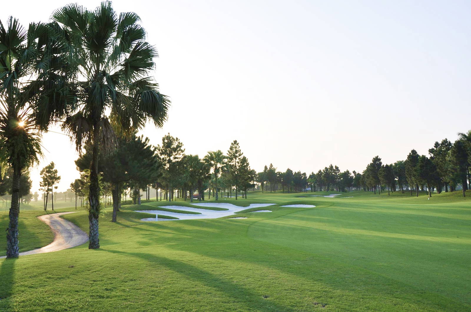 Fairway, Bunker, Heron Lake Golf Course, Hanoi, Vietnam
