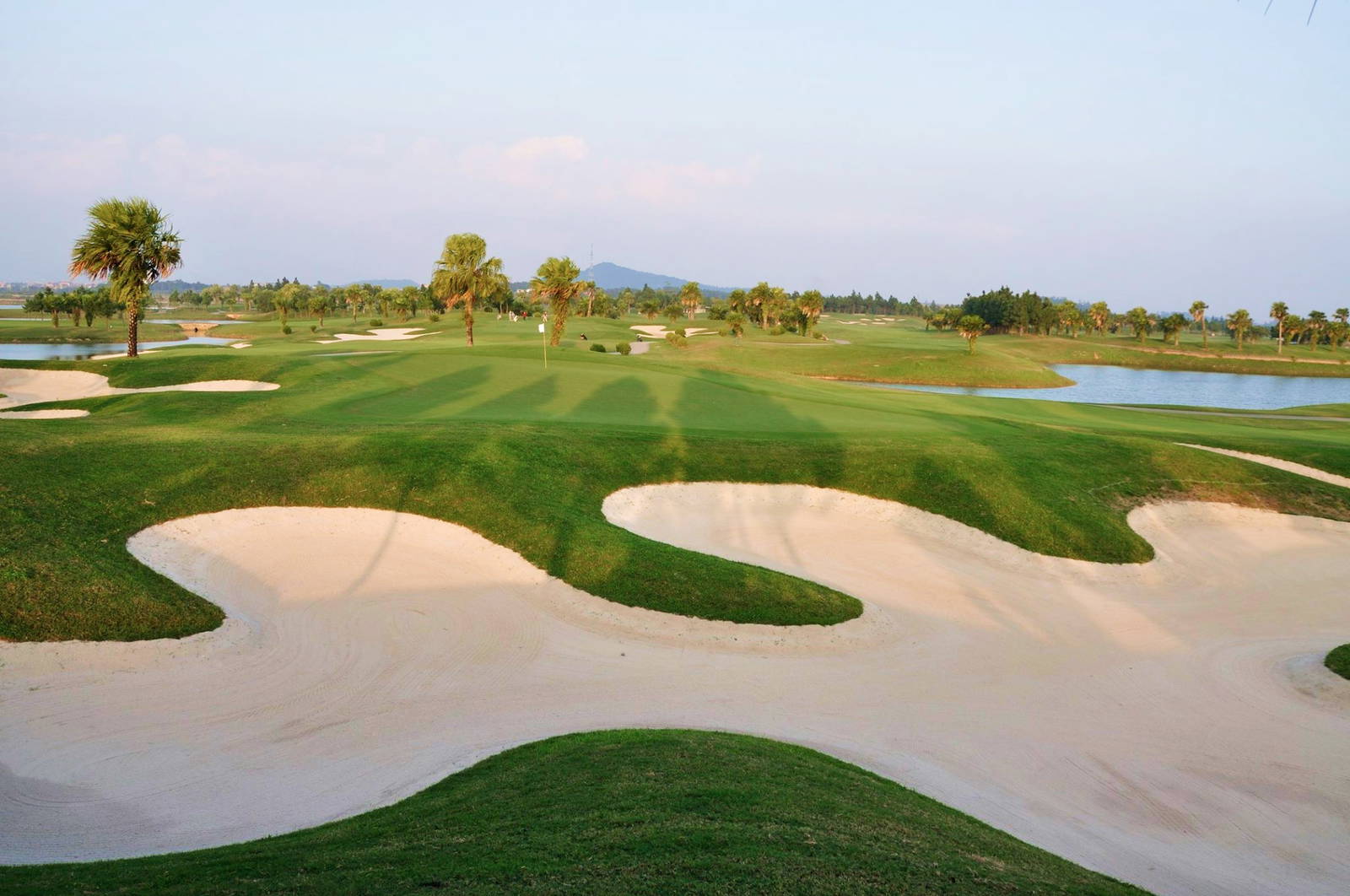 Green, Bunker, Heron Lake Golf Course, Hanoi, Vietnam