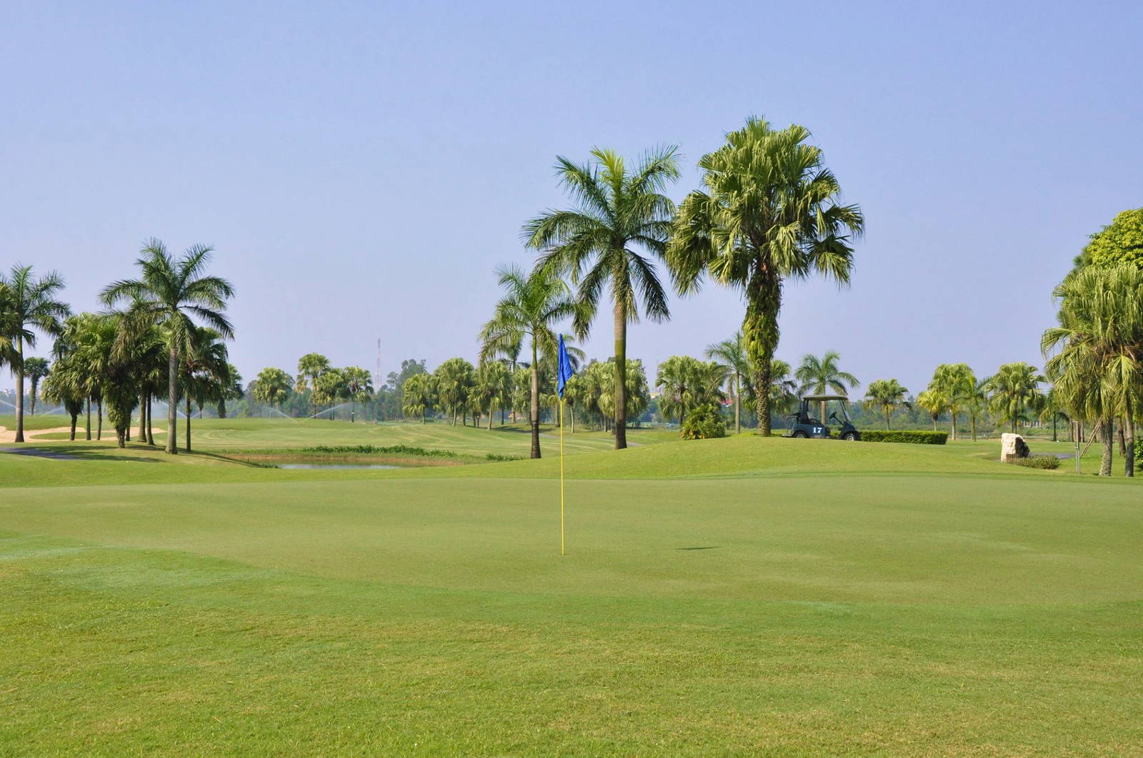 Green, Heron Lake Golf Course, Hanoi, Vietnam