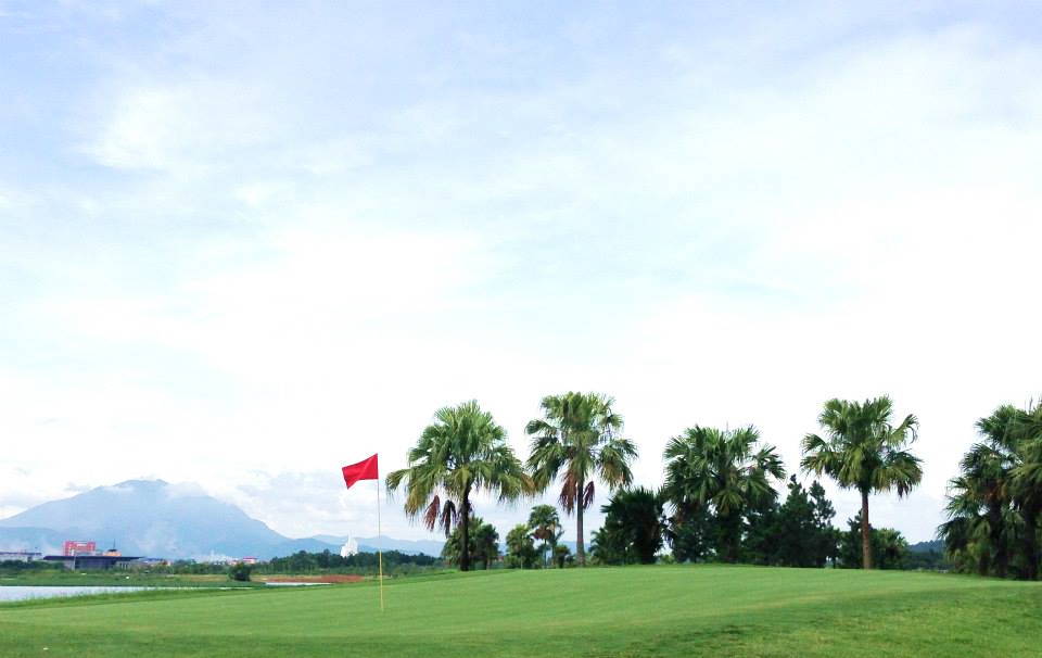Green, Heron Lake Golf Course, Hanoi, Vietnam