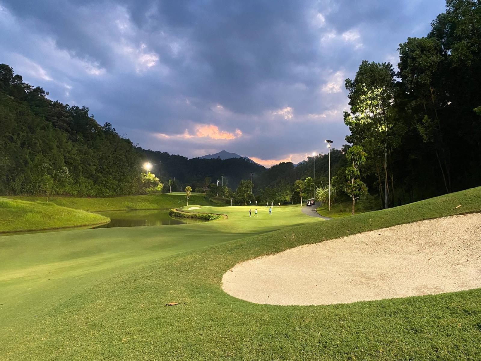 Fairway Bunker, Hilltop Valley Golf Club, Hanoi, Vietnam