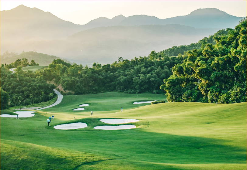 Approach, Fairway, Hilltop Valley Golf Club, Hanoi, Vietnam