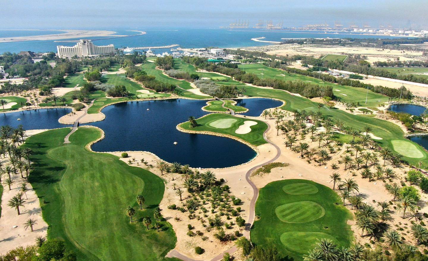 Aerial View, JA The Resort Golf Course, Dubai, United Arab Emirates