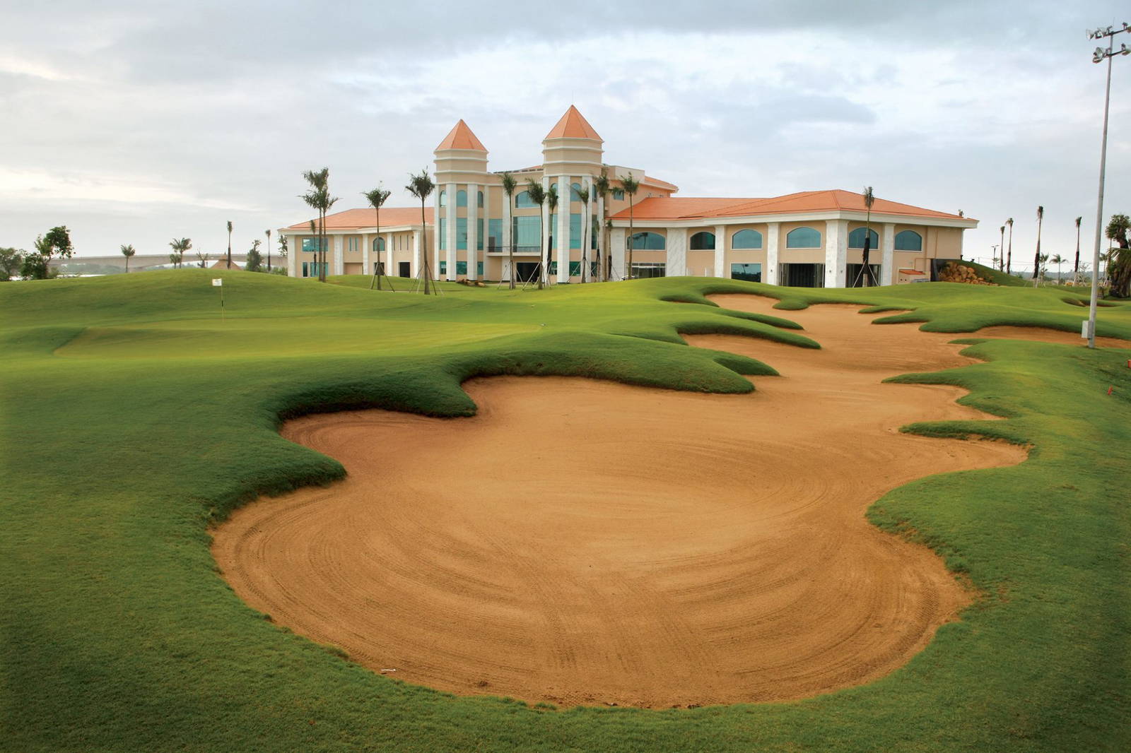 Greenside Bunker, Clubhouse, Taekwang Jeongsan Country Club, Ho Chi Minh, Vietnam