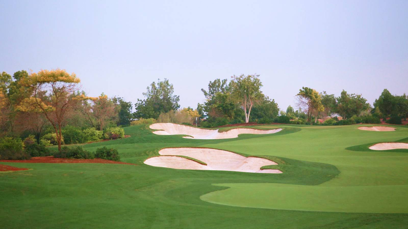 Fairway, Bunker, Jumeirah Golf Estates (Earth Course), Dubai, United Arab Emirates