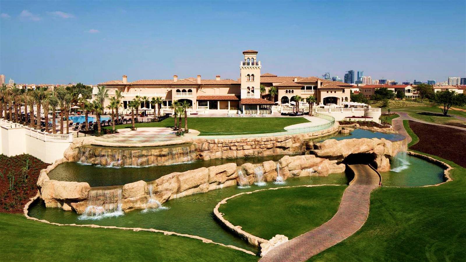 Clubhouse, Jumeirah Golf Estates (Earth Course), Dubai, United Arab Emirates