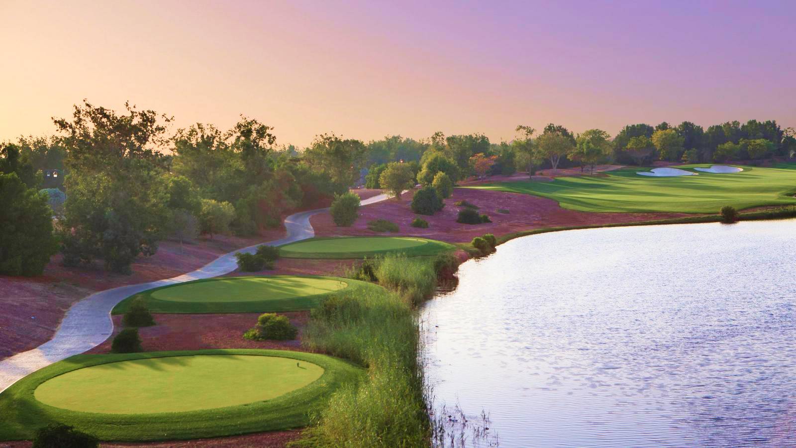 Tee Box, Jumeirah Golf Estates (Earth Course), Dubai, United Arab Emirates