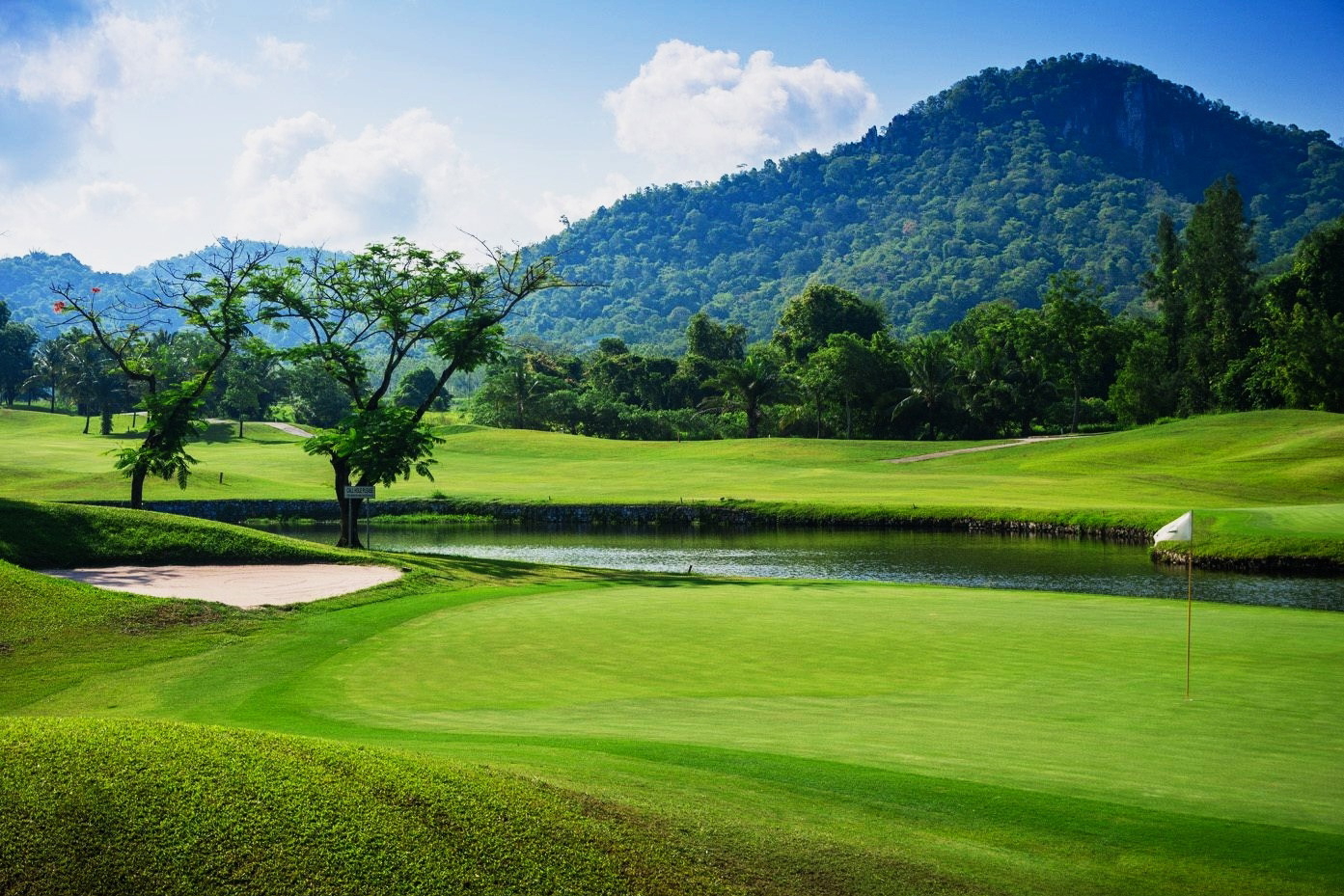 Green, Khao Kheow Country Club, Pattaya, Thailand