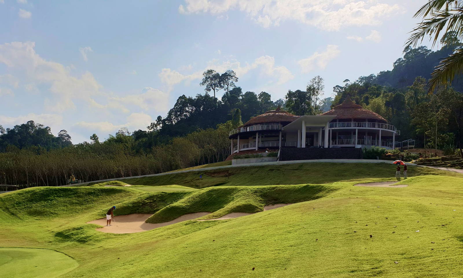 Clubhouse, Bunker, Kirinara Golf Course, Khao Lak, Thailand
