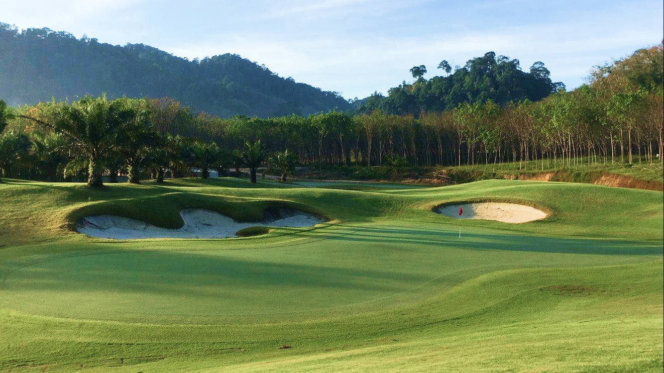 Green, Bunker, Kirinara Golf Course, Khao Lak, Thailand