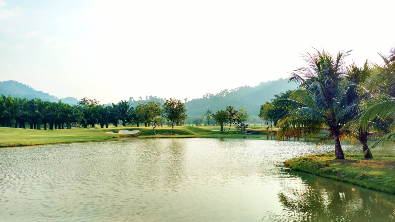 Water Hazard, Kirinara Golf Course, Khao Lak, Thailand