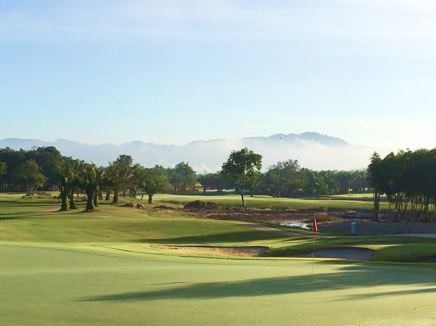 Green, Kirinara Golf Course, Khao Lak, Thailand