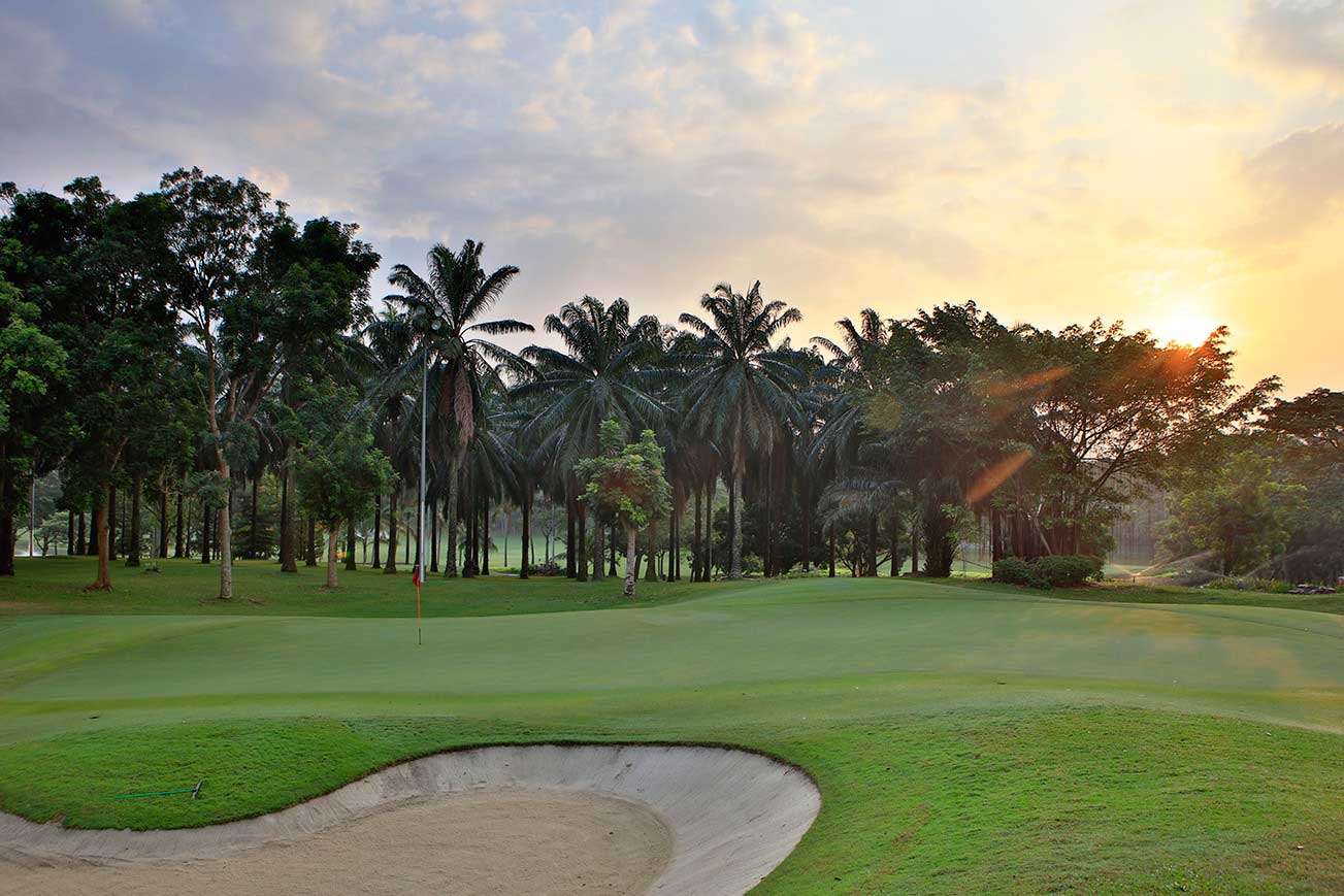 Green, Bunker, Kota Permai Golf & Country Club, Kuala Lumpur, Malaysia
