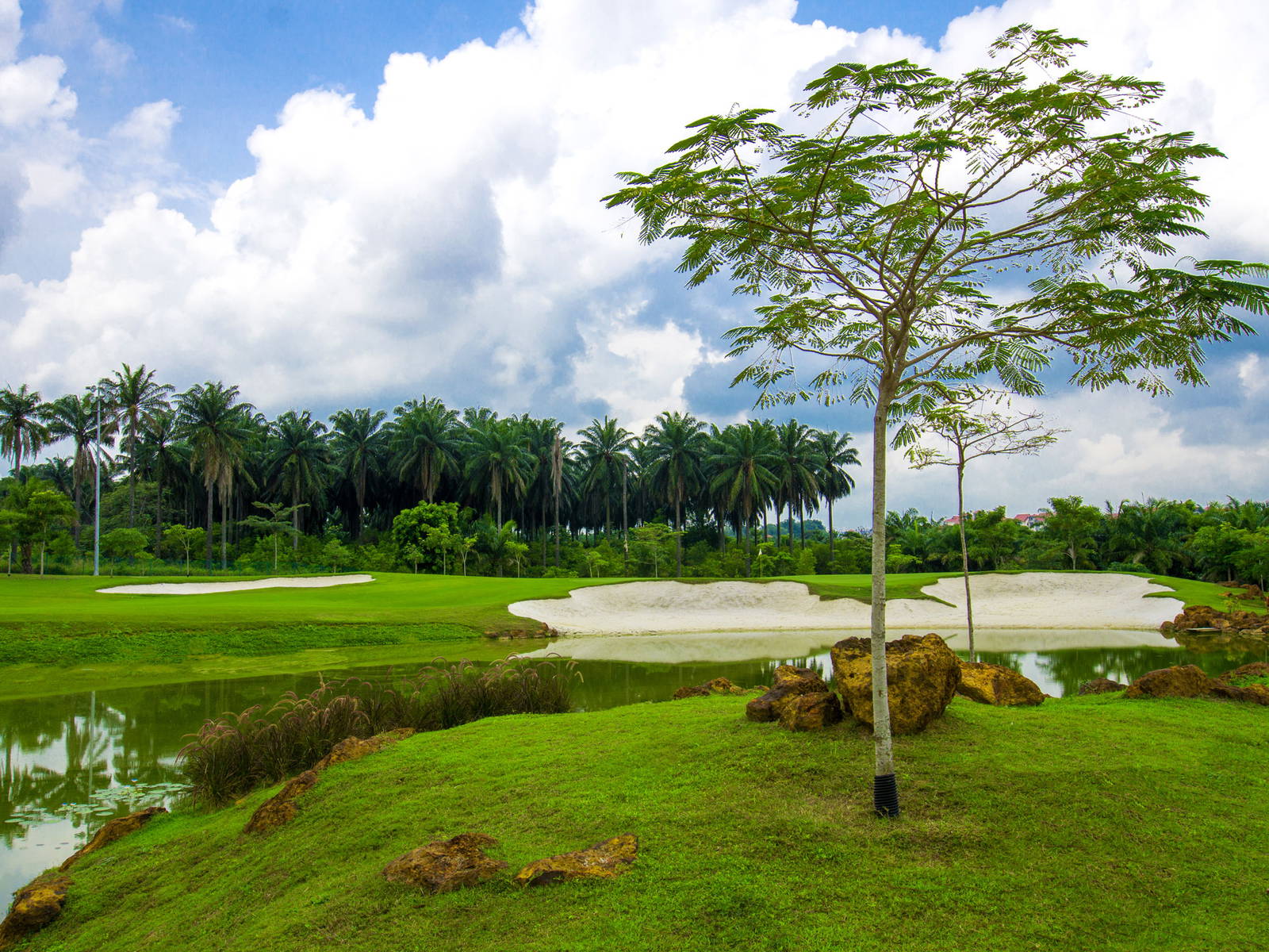 Green, Bunker, Kota Seriemas Golf & Country Club, Kuala Lumpur, Malaysia