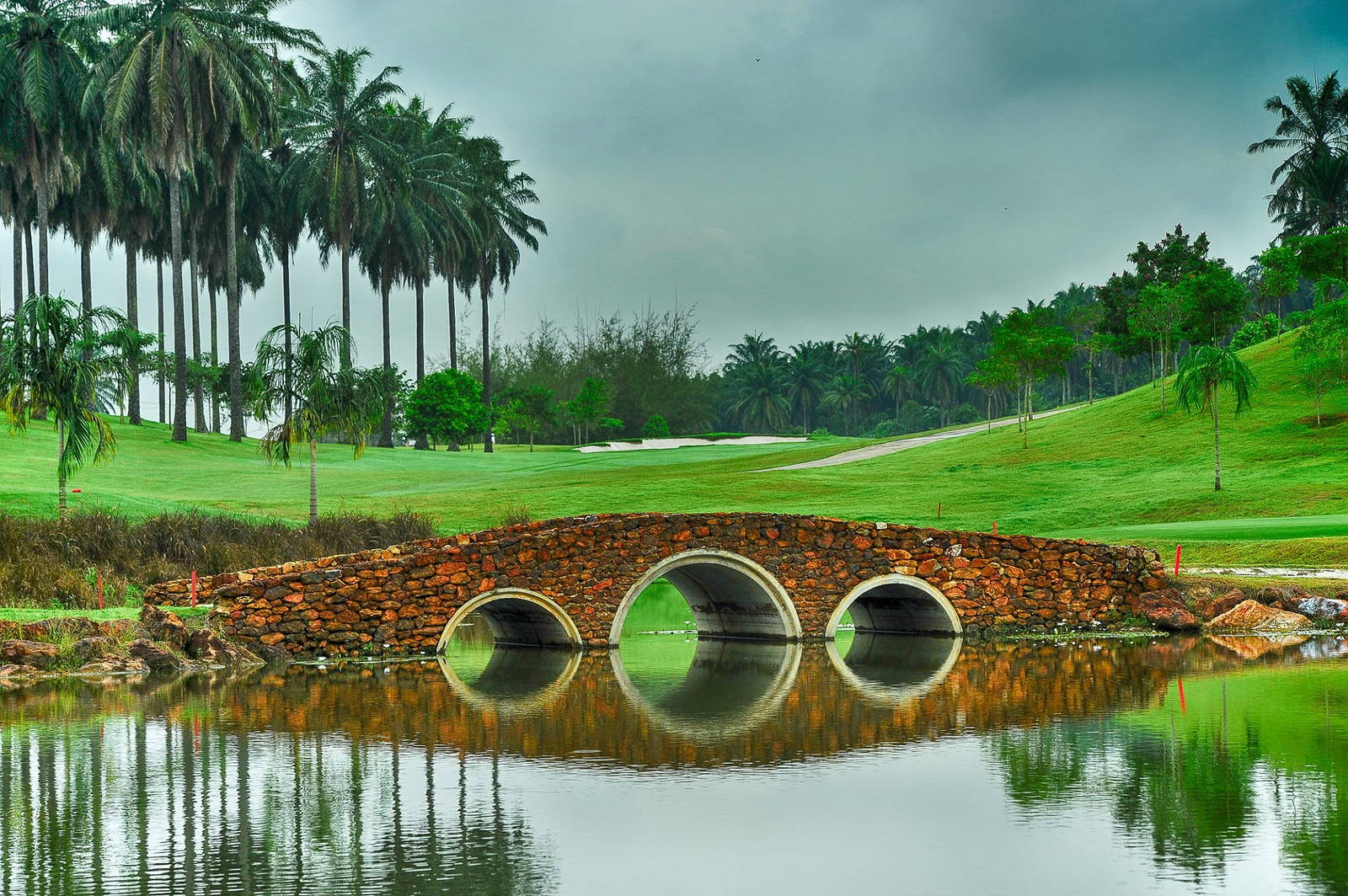 Water Hazard, Kota Seriemas Golf & Country Club, Kuala Lumpur, Malaysia
