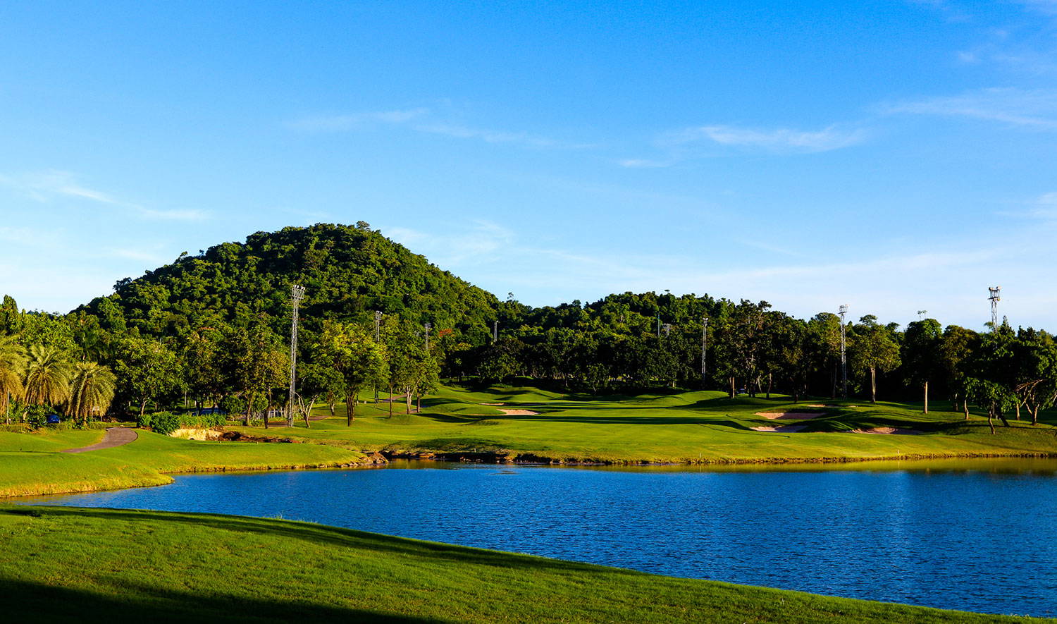 Fairway, Water Hazard, Laem Chabang International Country Club, Pattaya, Thailand
