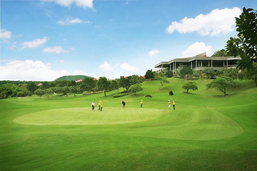 Green, Clubhouse, Laem Chabang International Country Club, Pattaya, Thailand